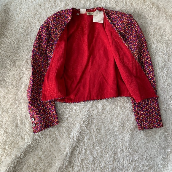 Valentino Vintage Silk Blazer - Picture 12 of 13